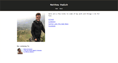 Desktop Screenshot of matthewpadich.com